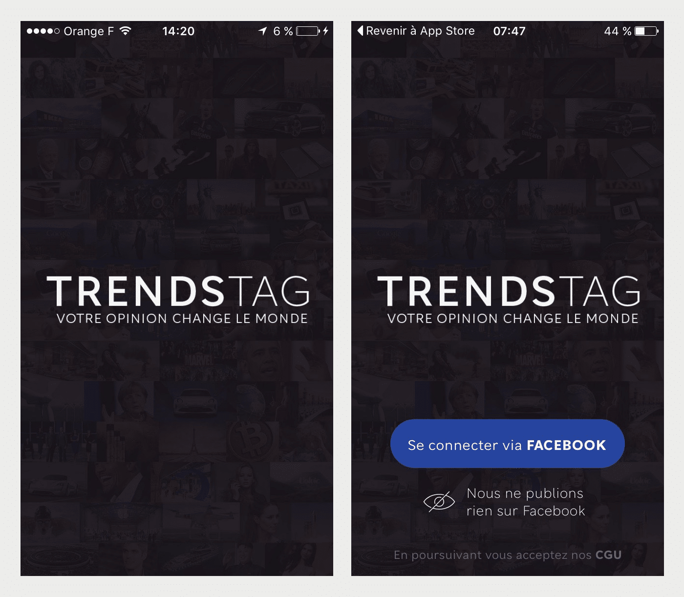 TrendsTag. Typographies sur mesure pour Startup. Caractère Sans Serif.