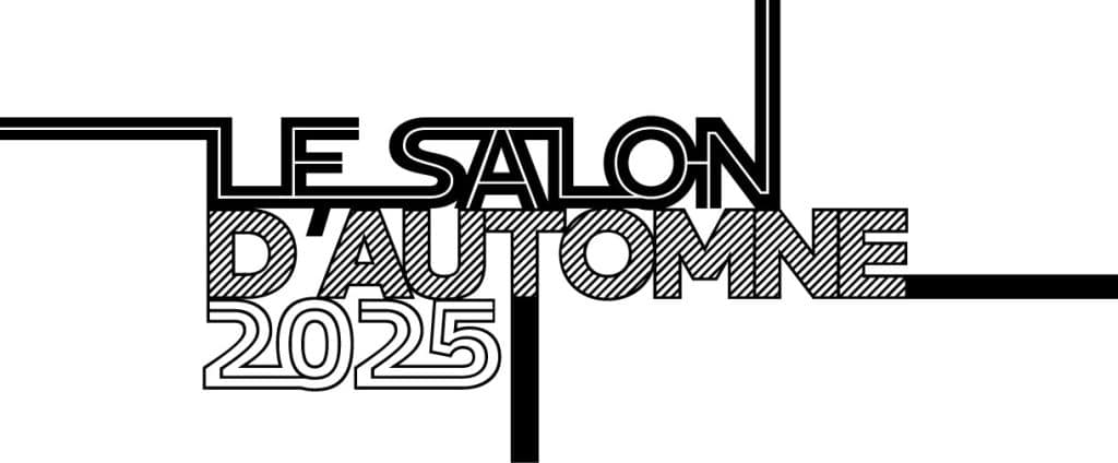 Affiche du Salon d'Automne Paris 2025. Making Off. Typeface. Lettering.