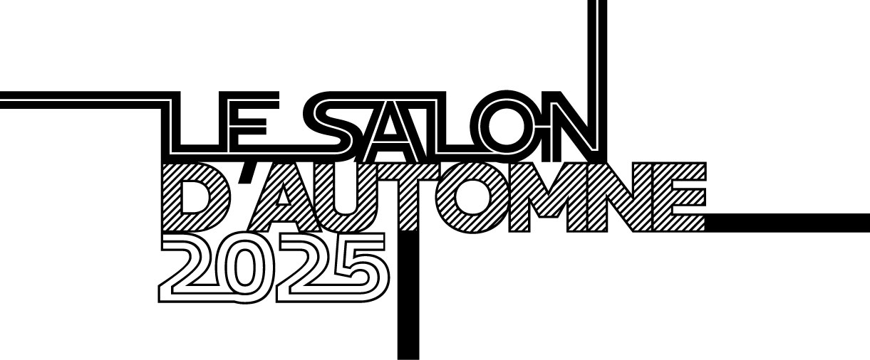 Affiche du Salon d'Automne Paris 2025. Making Off. Typeface. Lettering.